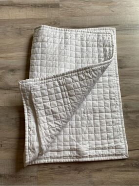 Hotel Collection Quilted White Pillow Sham